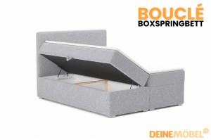 BOUCLE Boxspringbett Boxbett mit Bettkasten Deine Möbel