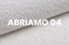 Stoffmuster Abriamo 04 in Weiß – Detailansicht der flauschigen Textur.
