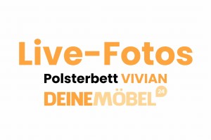 VIVIAN Polsterbett mit Bettkasten und Lattenrost Bouclé Deine Möbel