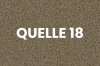 Detailansicht der Bouclé-Stoffstruktur 'Quelle 18' in einem warmen Braunton.
