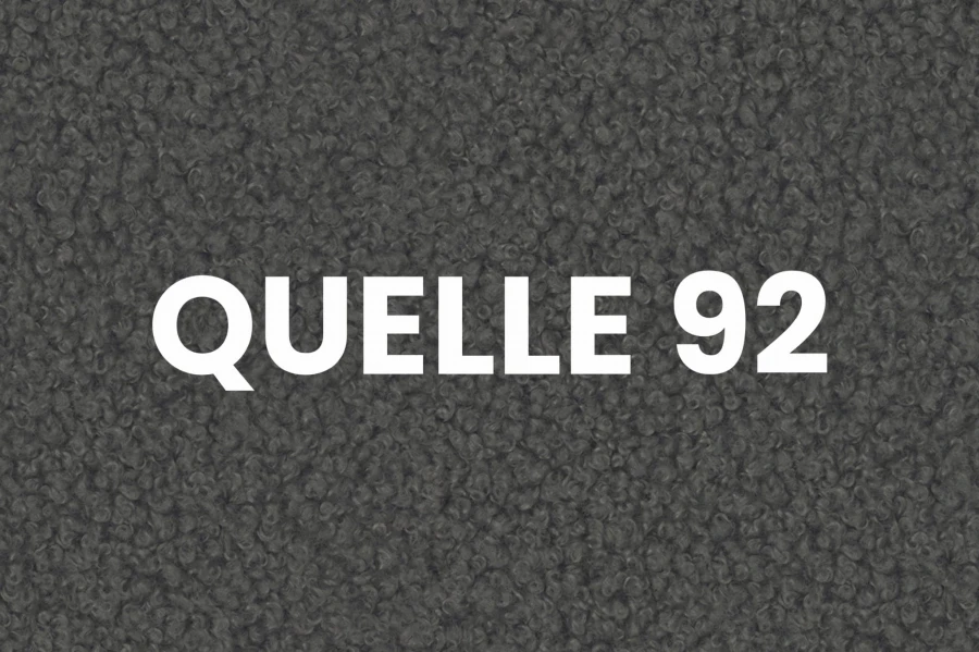 Dunkelgrauer Bouclé-Stoff Quelle 92 für Möbelbezüge Nahaufnahme