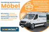 Werbebanner für den sicheren Möbeltransport und Lieferservice von DeinMöbel24.
