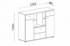 Abmessungen und Skizze für ein Sideboard, Breite 1202 mm, Höhe 1000 mm, Tiefe 403 mm.