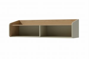 ALBI A Kinderzimmer-Set Jugendzimmer-Set Eukalyptus / Eiche Baltic Dune Kleiderschrank, Schreibtisch, Hängeregal Deine Möbel