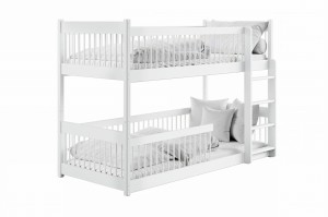 CHARM 90x200 Weiß Etagenbett inkl. Lattenrost Deine Möbel