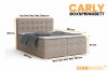 Maße und Produktdetails des Carly Boxspringbetts von DeineMöbel24 in der Übersicht.