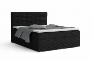 CARLY Boxspringbett Boxspring Boxbett Komplettbett Polsterbett Cord-Samt