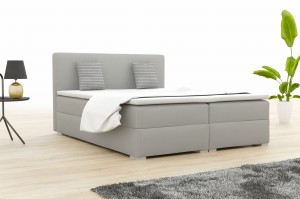 BELLO Boxspringbett mit Bettkasten Matratzen H3 H4 Velours Deine Möbel