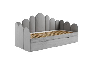 JESS Polsterbett Kinderbett Ausziehbett für Kinder Jugendliche Deine Möbel 24