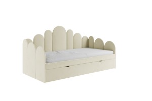 JESS Polsterbett Kinderbett Ausziehbett für Kinder Jugendliche Deine Möbel 24