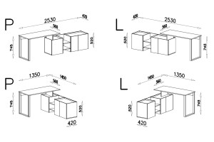 Jugendzimmer - Set SORENTO C Deine Möbel 24