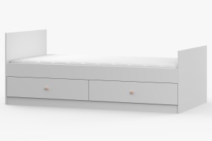 OSCAR Kinderbett in Weiß / Cashmere Deine Möbel