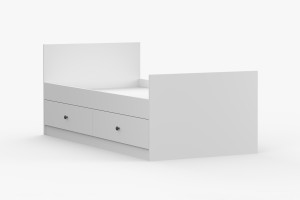 OSCAR Kinderbett in Weiß / Cashmere Deine Möbel