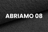 Close-up of the durable Abriamo 08 upholstery fabric in dark grey for beds and sofas.