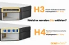 Vergelijking van H3 bonell-vering en H4 pocket-vering matrassen met hardheidsgraden.
