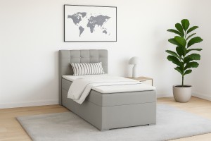 JUNG 3 Boxspringbett Polsterbett Komplettbett
