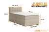 Afmetingen van het boxspringbed JUNG III: Grafisch overzicht van de verschillende maten.