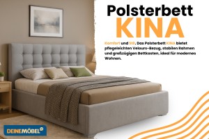 KINA Polsterbett mit Bettkasten Deine Möbel