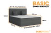 Detaillierte Maße und Größenübersicht für das Basic Boxspringbett.