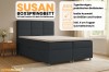 Susan boxspringbed highlights: 2 ruime bedbakken en inclusief 4 cm koudschuimtopper voor comfort.