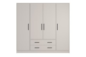 Kleiderschrank SAM SR1 200cm breit in Cashmere 4-türig
