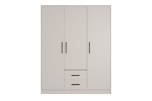 Kleiderschrank SAM SR2 150 cm breit in Cashmere 3-türig