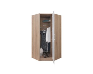 Eckkleiderschrank SAM SR4 95/95 cm in Cashmere