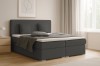 Modern box spring bed in Anthracite for a stylish bedroom ambiance.