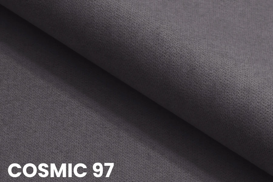 Stoffmuster Cosmic 97 in Grau für das Boxspringbett Florida.
