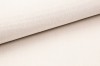 Feines Stoffmuster in Beige, Detailaufnahme der Webstruktur für Polstermöbel.