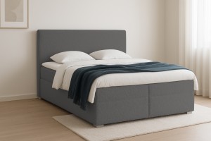 BOUCLE Boxspringbett Boxbett mit Bettkasten Deine Möbel
