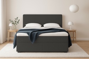 BOUCLE Boxspringbett Boxbett mit Bettkasten Deine Möbel