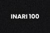 Detailaufnahme des Möbelstoffs Inari 100 in Schwarz mit feiner Webstruktur.