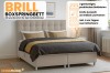 Brill Boxspringbett Vorteile: Mit Bettkasten, verschiedenen Größen und 4 cm Kaltschaum-Topper.