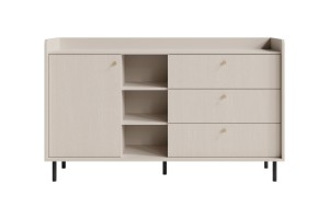 Schlafzimmer-Set GEORGIA C 4-teilig in Sandbeige Deine Möbel