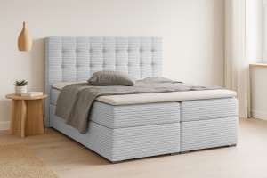 CARLY Boxspringbett Boxspring Boxbett Komplettbett Polsterbett Cord-Samt