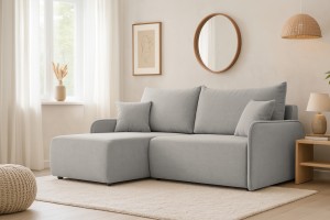 MIREA Ecksofa Wohnlandschaft mit Schlaffunktion Deine Möbel