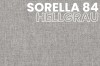 Detailaufnahme der Stoffstruktur Sorella 84 in der Farbe Hellgrau.