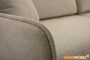 MIREA Ecksofa Wohnlandschaft mit Schlaffunktion Deine Möbel