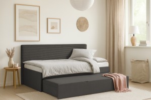 MEMO Kindersofa Boxspringbett Ausziehbett Deine Moebel 24
