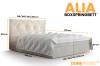 Maßskizze für Alia Boxspringbett mit detaillierten Größenangaben