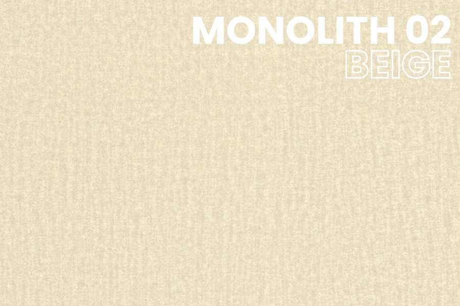 Stoffmuster-Nahaufnahme Monolith 02 in Beige für Boxspringbetten und Polstermöbel.