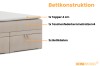 Bedopbouw: 4 cm topper, H4 pocketveringmatras en twee geïntegreerde bedbakken.