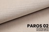 Detailweergave van de hoogwaardige meubelstof Paros 02 in de kleur beige.