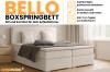 Voordelen van het Bello boxspringbed: opbergruimte, verschillende maten en koudschuimtopper.
