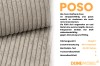 Eigenschaften Cord-Stoff Poso: Strapazierfähiger Polsterstoff für Betten mit Martindale-Werten.
