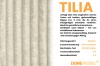 Close-up of Tilia cord fabric in beige: high-quality, soft structure for modern upholstered furniture.