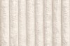 Detailansicht der weichen, gerippten Oberflächenstruktur des Tilia Stoffs in Beige.