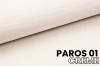 Detailaufnahme Möbelstoff Paros 01 Creme mit feiner Textur für Sofas und Betten.