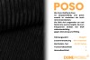 POSO corduroy fabric: Properties and technical data of the durable upholstery fabric.